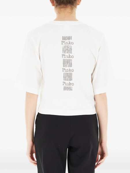 Tricouri Pinko T-shirts White Femei (BM 17394135) 3