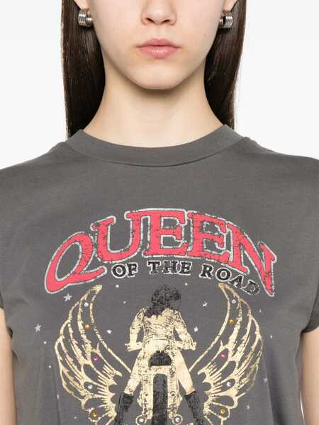 Tricouri Pinko T-shirts Grey Femei (BM 17394150) 5