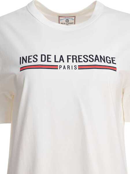 Tricouri INES DE LA FRESSANGE T-shirts White Femei (BM 17394156) 3