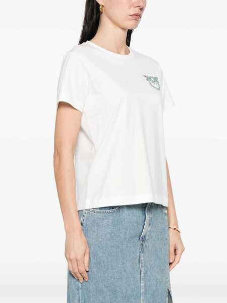 Tricouri Pinko T-shirts White Femei (BM 17394165) 3