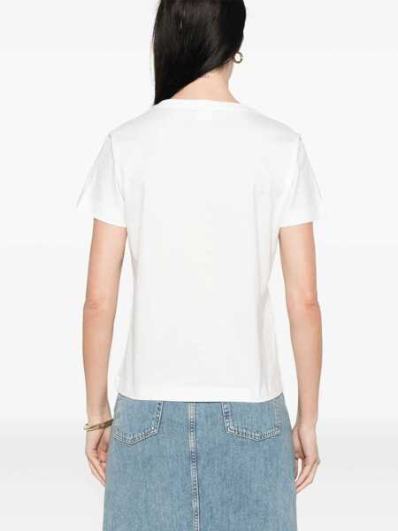 Tricouri Pinko T-shirts White Femei (BM 17394165) 4