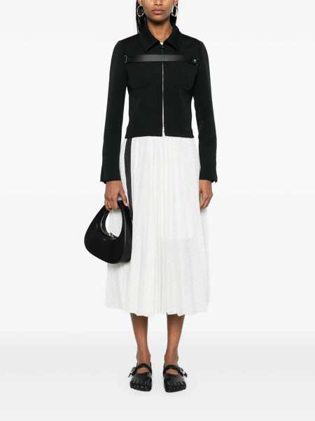 Fuste casual Sacai Pleated skirt White Femei (BM 17394417) 2