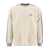AND WANDER "and wander x Maison Kitsun&eacute;" fleece sweater White