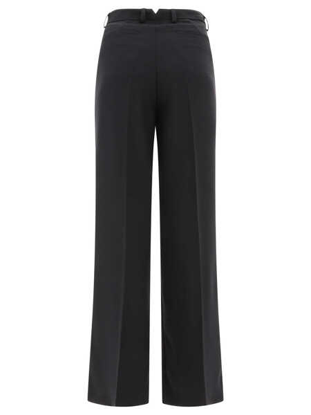 Pantaloni casual F.IT Tailored trousers with pressed crease Black Femei (BM 17395095) 2
