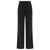 F.IT Tailored trousers with pressed crease Black