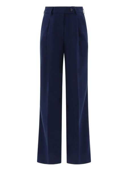 Pantaloni casual F.IT Tailored trousers with pressed crease Blue Femei (BM 17395113) 2