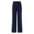 F.IT Tailored trousers with pressed crease Blue