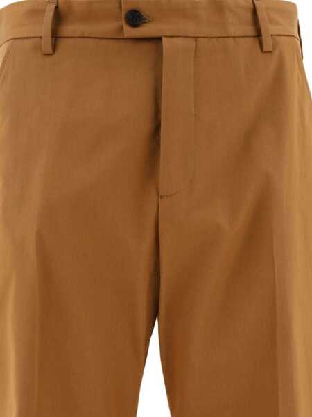 Pantaloni casual Alexander McQueen Tailored trousers with back logo Brown Barbati (BM 17395161) 3