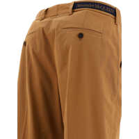 Pantaloni casual pentru Barbati - Pantaloni casual Alexander McQueen Tailored trousers with back logo Brown Barbati (BM 17395161) - B-mall.ro
