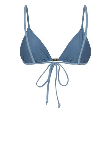 Sutiene Ganni Blue String bikini top Light blue Femei (BM 17395206) 2