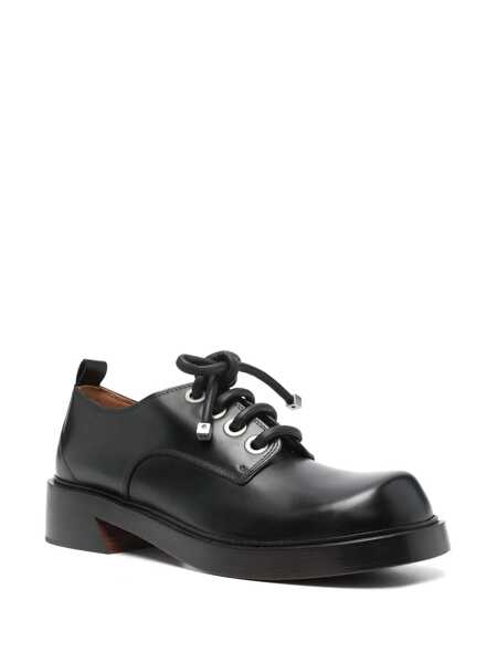 Pantofi eleganti Alexander McQueen Lace-up derby shoes Black Barbati (BM 17395776) 2