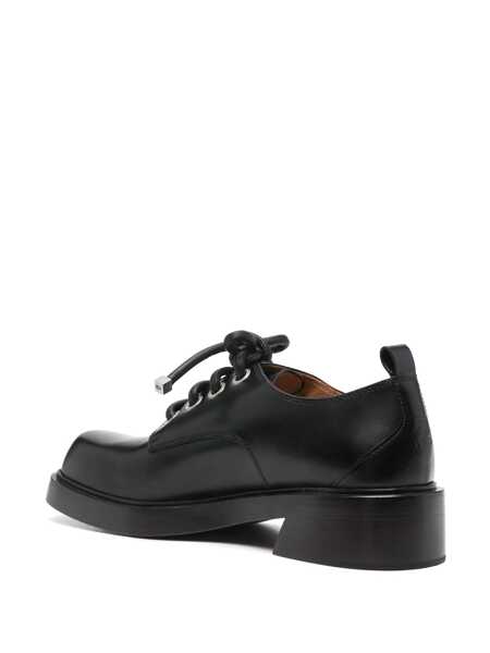 Pantofi eleganti Alexander McQueen Lace-up derby shoes Black Barbati (BM 17395776) 3