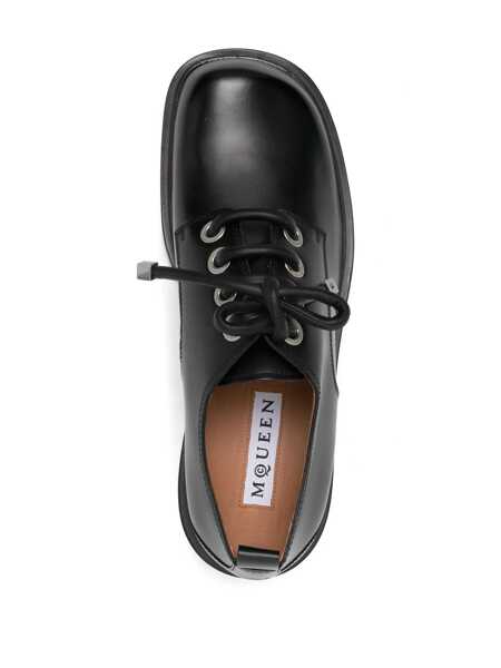 Pantofi eleganti Alexander McQueen Lace-up derby shoes Black Barbati (BM 17395776) 4