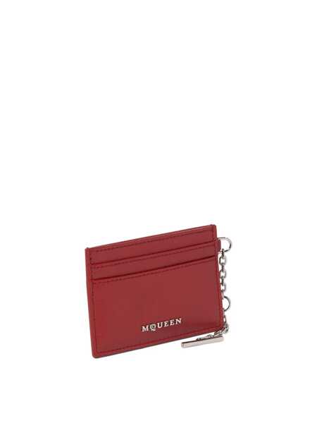 Portofele Alexander McQueen Sling card holder Red Femei (BM 17395809) 2