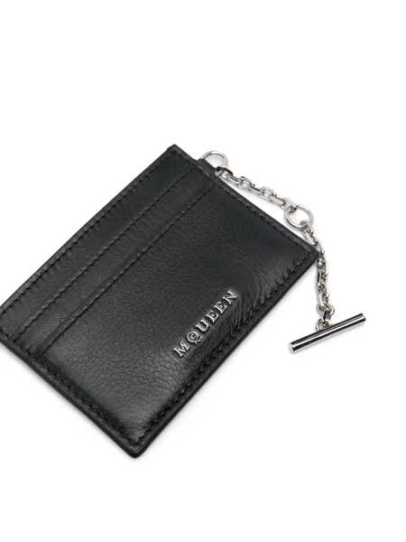 Portofele Alexander McQueen Sling card holder Black Femei (BM 17395812) 3