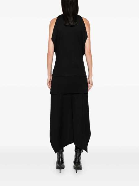 Bluze Alexander McQueen Ribbed top Black Femei (BM 17395824) 4