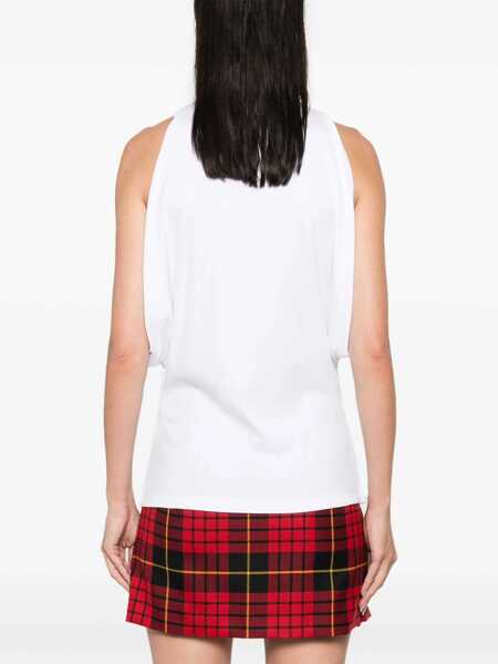 Bluze Alexander McQueen Ribbed top White Femei (BM 17395851) 4