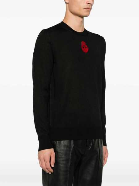 Hanorace Alexander McQueen Inverted Skull sweatshirt Black Barbati (BM 17395860) 3