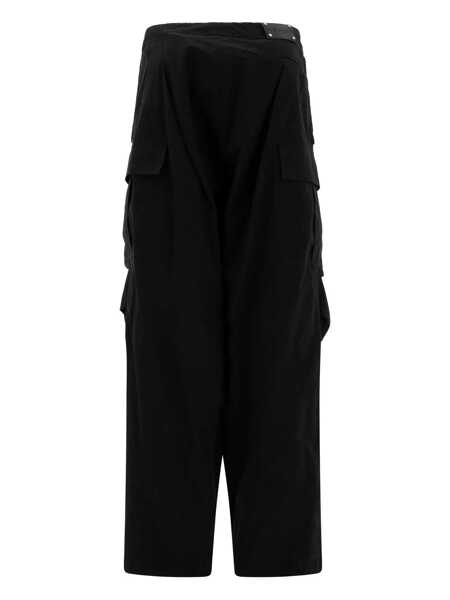 Pantaloni casual Alexander McQueen Pleated cargo trousers Black Barbati (BM 17395875) 2