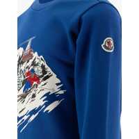 Hanorace pentru Baieti - Hanorace Moncler Sweatshirt with ski print Blue Baieti (BM 17395965) - B-mall.ro