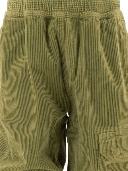 Pantaloni casual Stone Island Junior Corduroy trousers Green Baieti (BM 17395989) 3