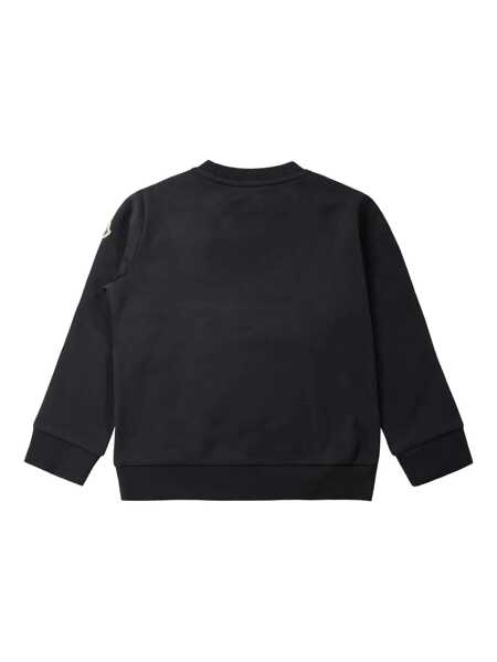 Hanorace Moncler Sweatshirt with logo Blue Fete (BM 17396010) 2