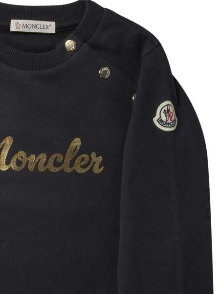 Hanorace Moncler Sweatshirt with logo Blue Fete (BM 17396010) 4