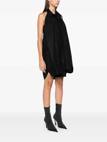 Rochii elegante Balenciaga Suspended shirt-effect dress Black Femei (BM 17396016) 3