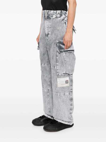 Blugi drepti MAISON MIHARA YASUHIRO Military cargo jeans Grey Barbati (BM 17396073) 3