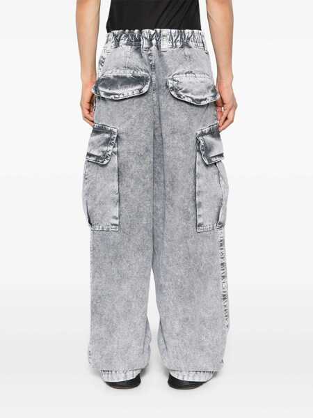 Blugi drepti MAISON MIHARA YASUHIRO Military cargo jeans Grey Barbati (BM 17396073) 4