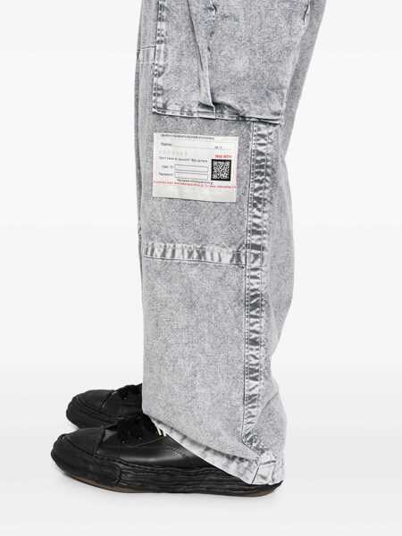 Blugi drepti MAISON MIHARA YASUHIRO Military cargo jeans Grey Barbati (BM 17396073) 5