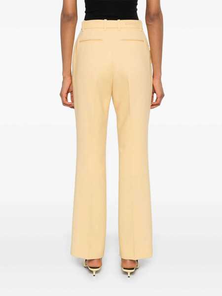 Pantaloni casual Gucci Trousers Yellow Femei (BM 17396259) 4
