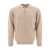 Beams Plus Wool polo sweater Beige