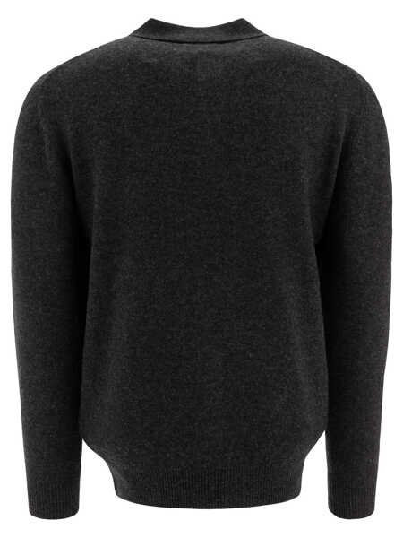 Tricouri Polo Beams Plus Wool polo sweater Grey Barbati (BM 17396394) 2