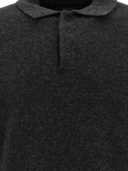 Tricouri Polo Beams Plus Wool polo sweater Grey Barbati (BM 17396394) 3