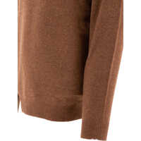 Tricouri Polo pentru Barbati - Tricouri Polo Beams Plus Wool polo shirt Brown Barbati (BM 17396412) - B-mall.ro