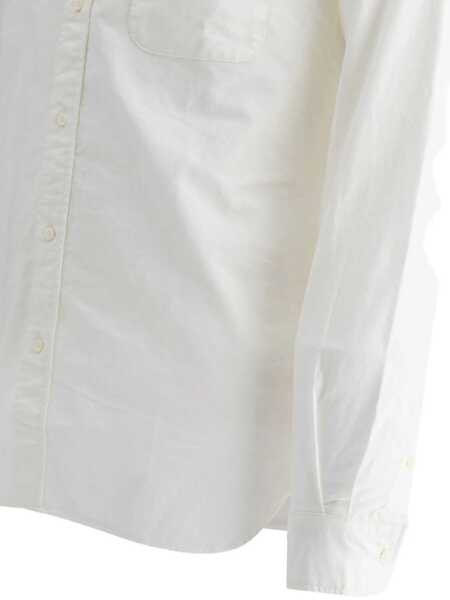 Camasi casual Beams Plus BD Oxford Shirt White Barbati (BM 17396445) 4