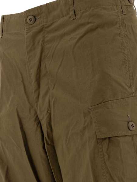 Pantaloni casual Beams Plus Cargo trousers Green Barbati (BM 17396472) 4