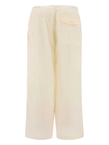 Pantaloni casual Beams Plus MIL Over trousers White Barbati (BM 17396487) 2