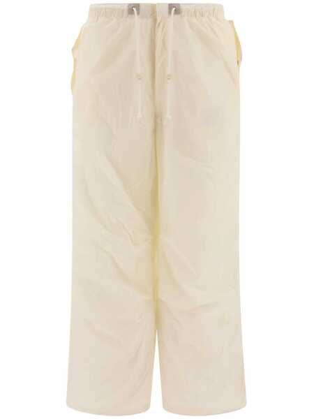 Pantaloni casual Beams Plus MIL Over trousers White Barbati (BM 17396487) 1