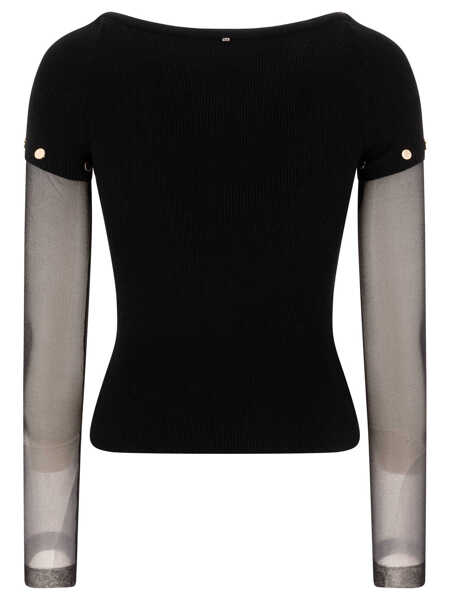 Tricouri Max Mara Crew-neck t-shirt Black Femei (BM 17396739) 2