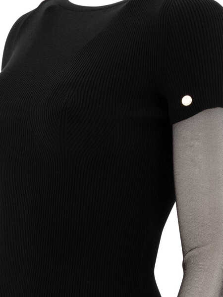 Tricouri Max Mara Crew-neck t-shirt Black Femei (BM 17396739) 4