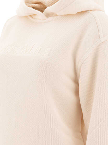 Bluze de trening Max Mara Hoodie with embroidered logo White Femei (BM 17396763) 4