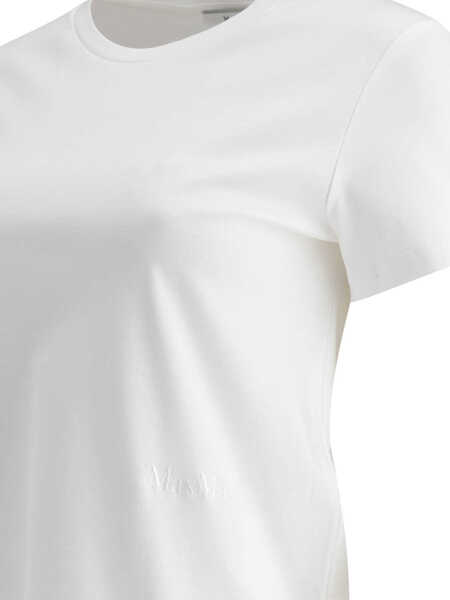 Tricouri Max Mara Nerina T-shirt White Femei (BM 17396802) 4