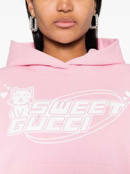 Hanorace Gucci Sweatshirts Pink Femei (BM 17396853) 5