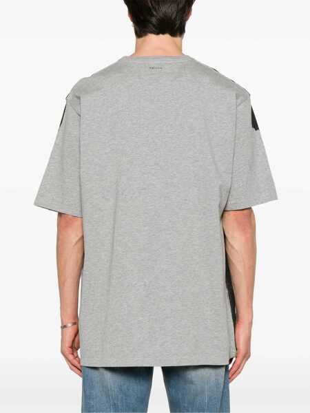 Tricouri Alexander McQueen T-shirts Grey Barbati (BM 17397096) 3