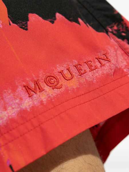 Sorturi de baie Alexander McQueen Beachwear Black Barbati (BM 17397111) 4