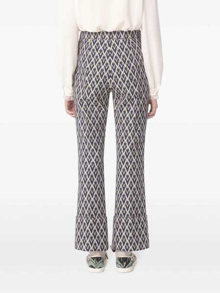 Pantaloni casual Valentino Garavani Wool pants Blue Femei (BM 17397258) 5