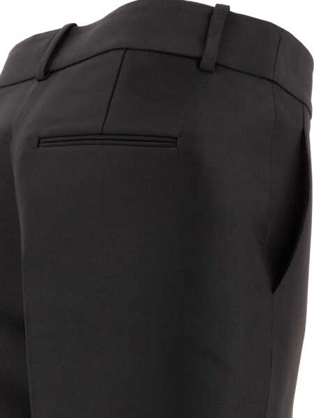 Pantaloni casual Khaite Virgin wool pants Black Femei (BM 17397267) 4