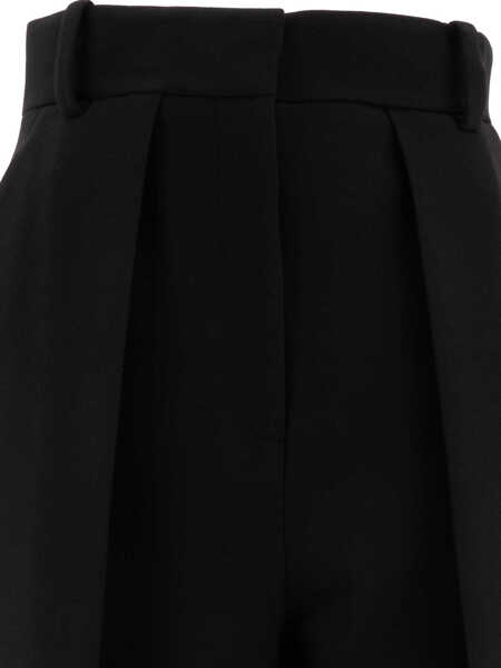 Pantaloni casual Khaite Wide-leg pants Black Femei (BM 17397324) 3